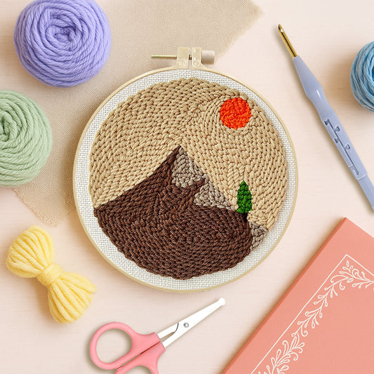 Desert Sunset-Punch Needle Kit