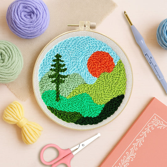 Sunrise Valley-Punch Needle Kit