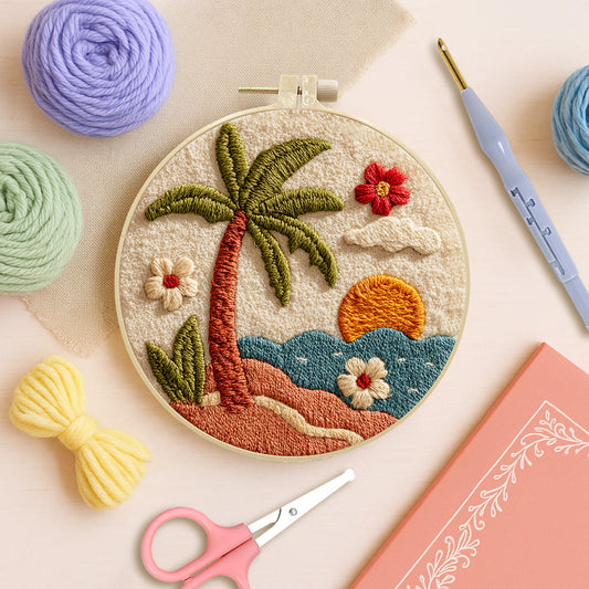 Tropic Sunset-Punch Needle Kit