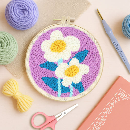 Floral Tapestry -Punch Needle Kit