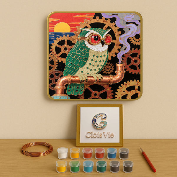 Mechanische Eule – Cloisonné Kit
