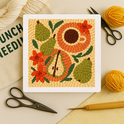 Pear Coffee Still Life