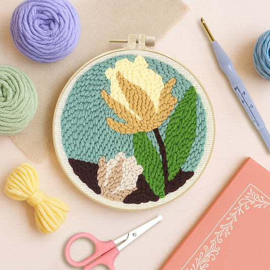 Willow & Blossom-Punch Needle Kit