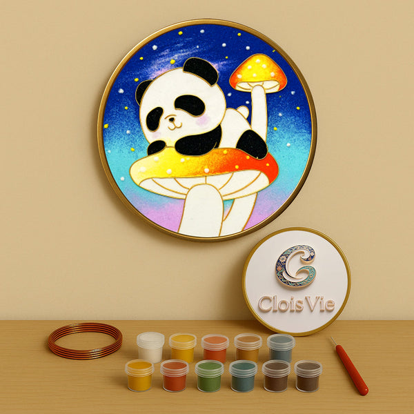 Pilz und Panda – Cloisonné Kit