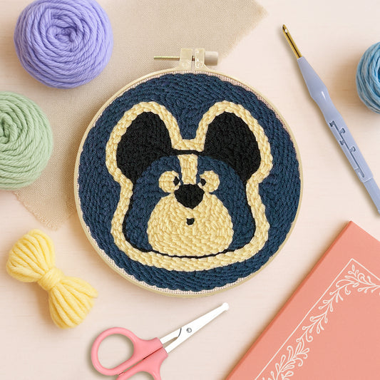 Paris Pup Frenchie-Punch Needle Kit