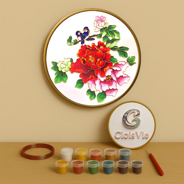 Liebesvögel - Cloisonné Kit
