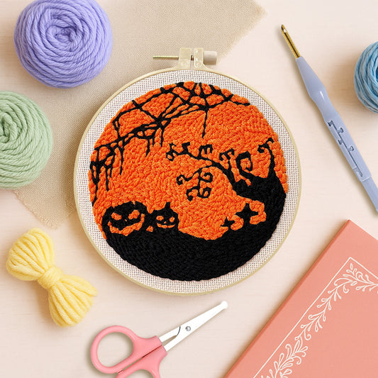 Haunted Night -Punch Needle Kit