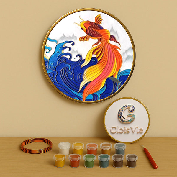 Koi-Fisch – Cloisonné Kit