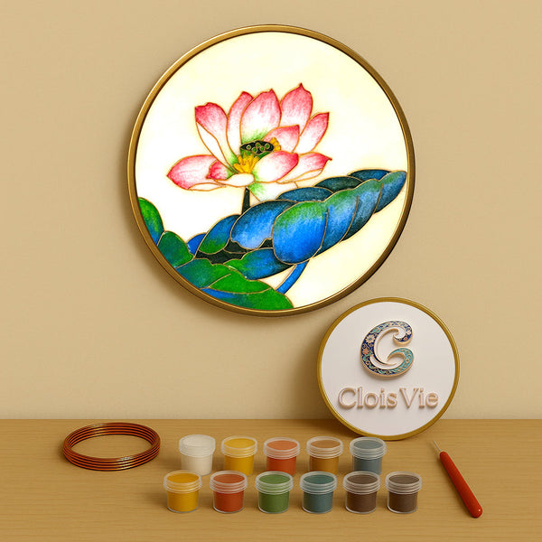 Eine Lotusblume - Cloisonné Kit
