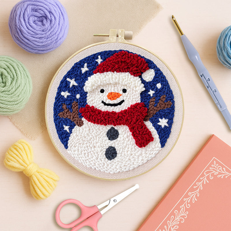 Winter Smile-Punch Needle Kit