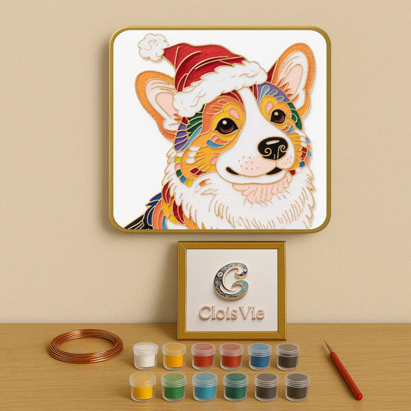 Jul-Corgi - Cloisonné Kit