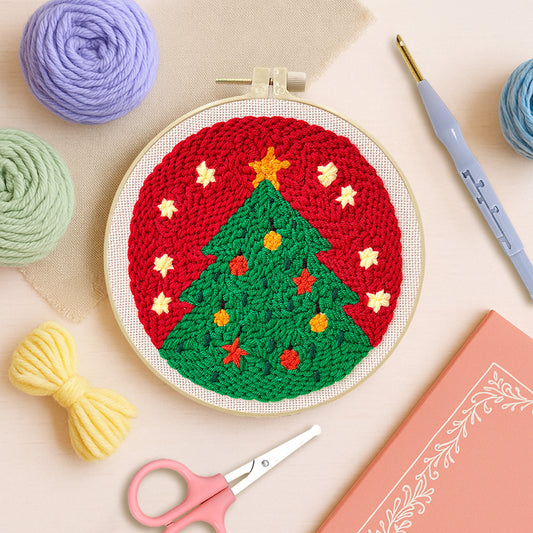 Starry Pine-Punch Needle Kit