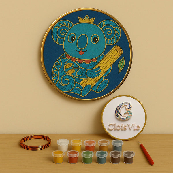 Krönender Koala  - Cloisonné Kit