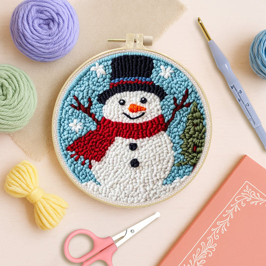 Frosty Cheer-Punch Needle Kit
