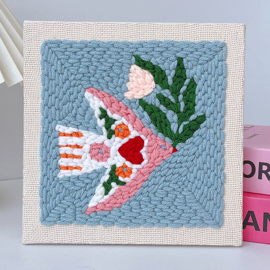 Peace Dove-Punch Needle Kit