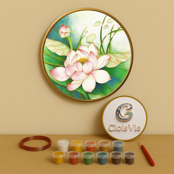 Lotus im Wind - Cloisonné Kit