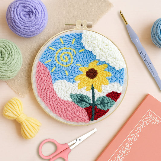 Sunny Sunflower-Punch Needle Kit