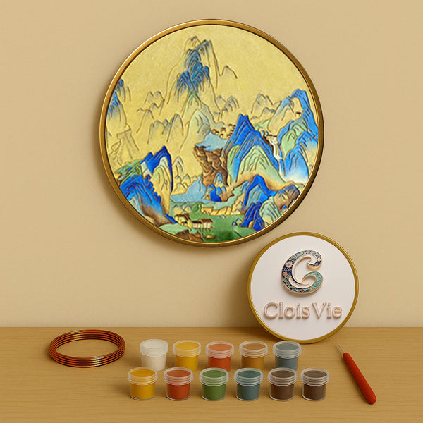 Flüsse und Berge über Tausend Meilen - Cloisonné Kit