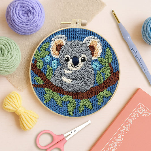 Cuddly Koala-Punch Needle Kit