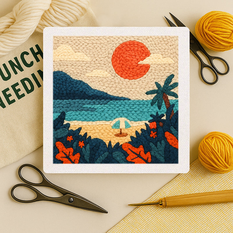 Beach Sunset Umbrella