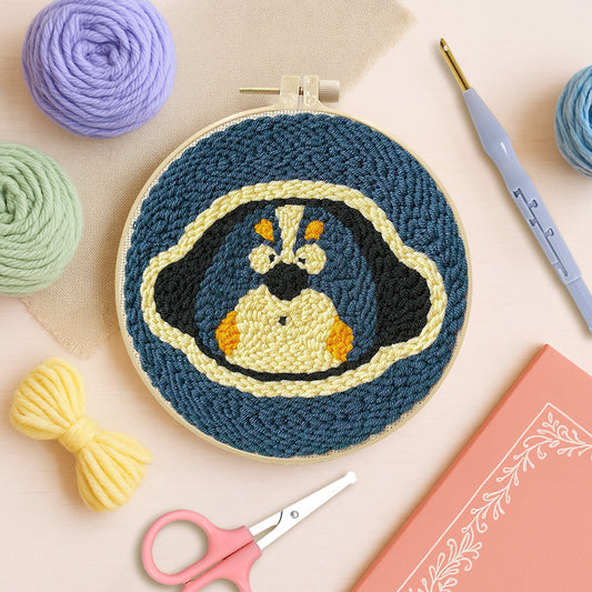 Mountain Guardian Bernese-Punch Needle Kit