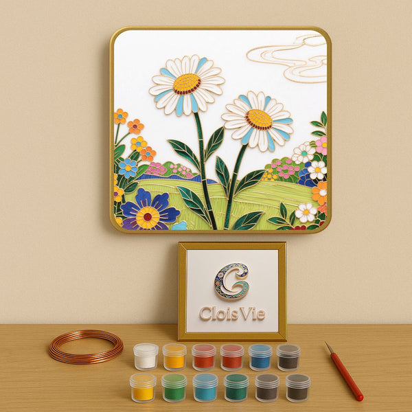 Teetassen-Rose - Cloisonné Kit