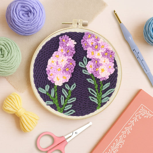 Magnolia Sky-Punch Needle Kit