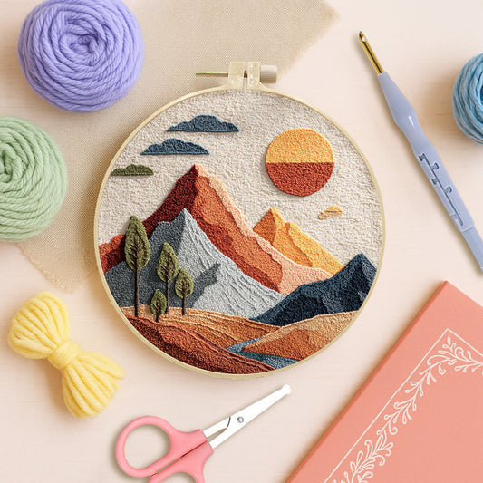 Ember Peaks-Punch Needle Kit