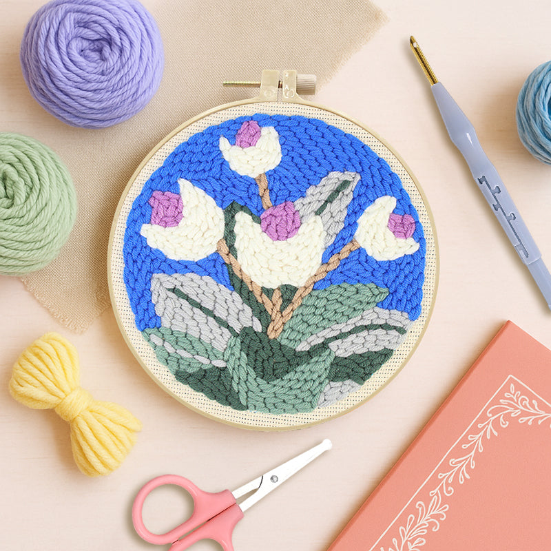 Bloom Carnival -Punch Needle Kit