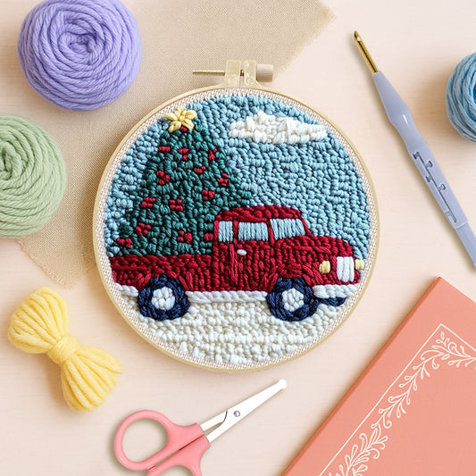 Holiday Homecoming-Punch Needle Kit