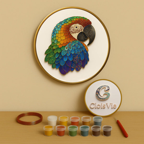 Regenbogenpapagei - Cloisonné Kit