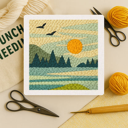 Mountain Sunrise Lake