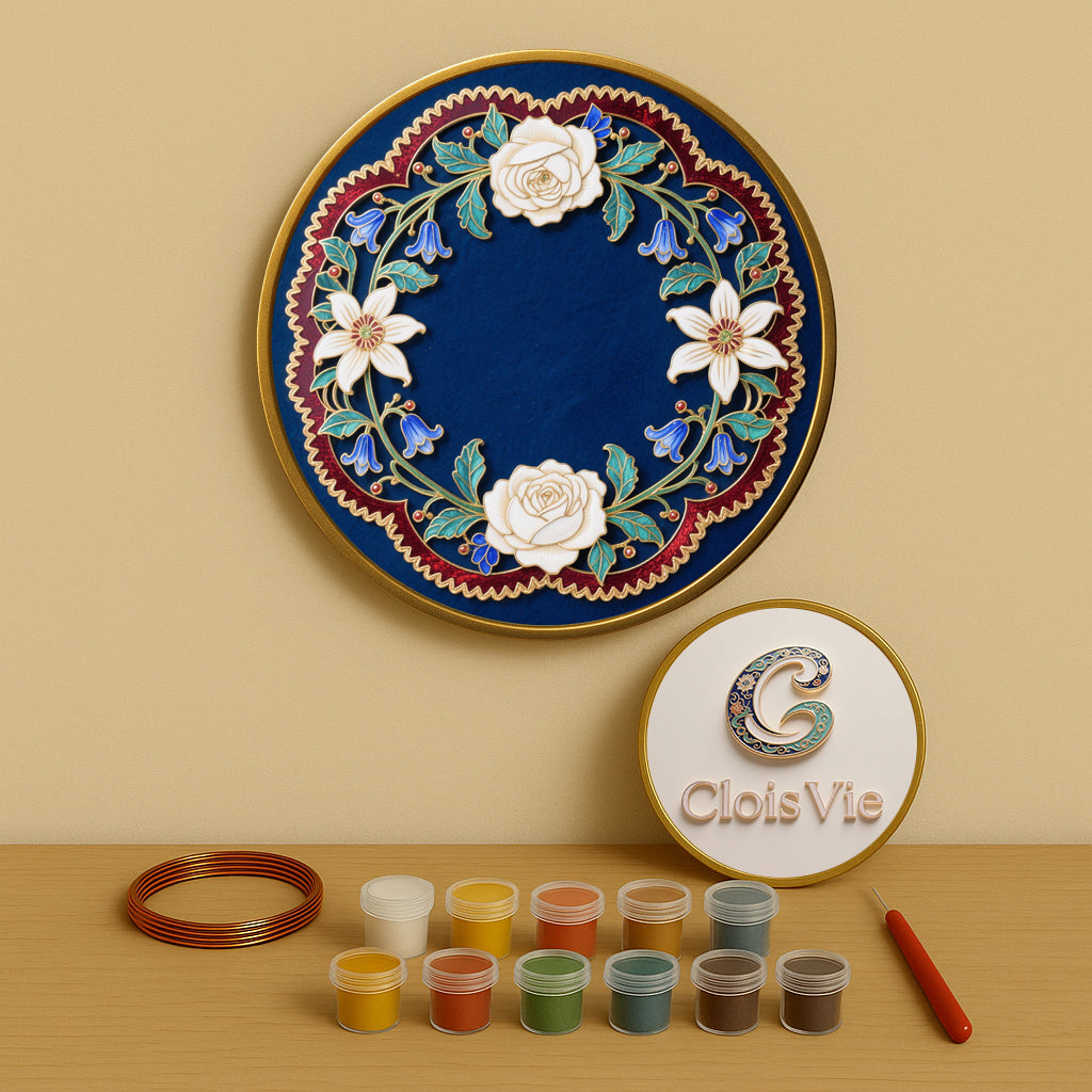 Hasenglöckchen-Kranz - Cloisonné Kit