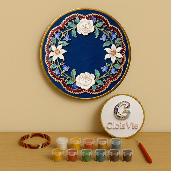 Hasenglöckchen-Kranz - Cloisonné Kit