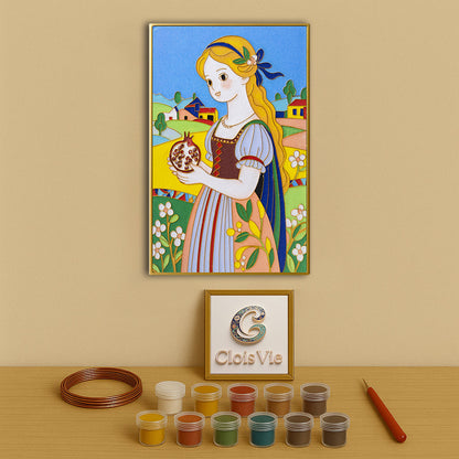 Granatapfeljungfrau - Cloisonné Kit