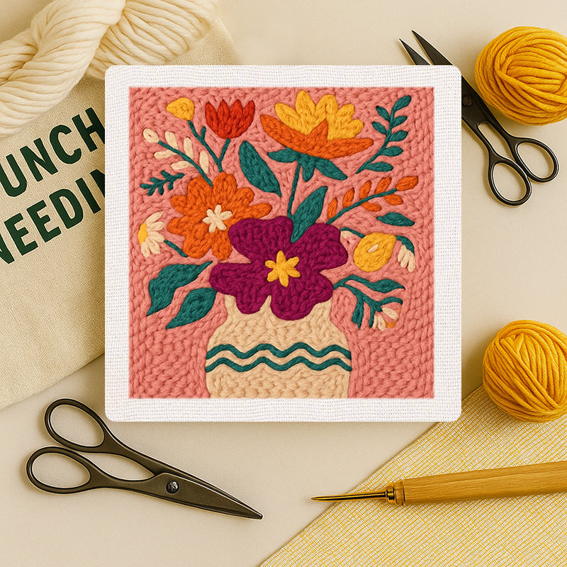 Colorful Flower Vase