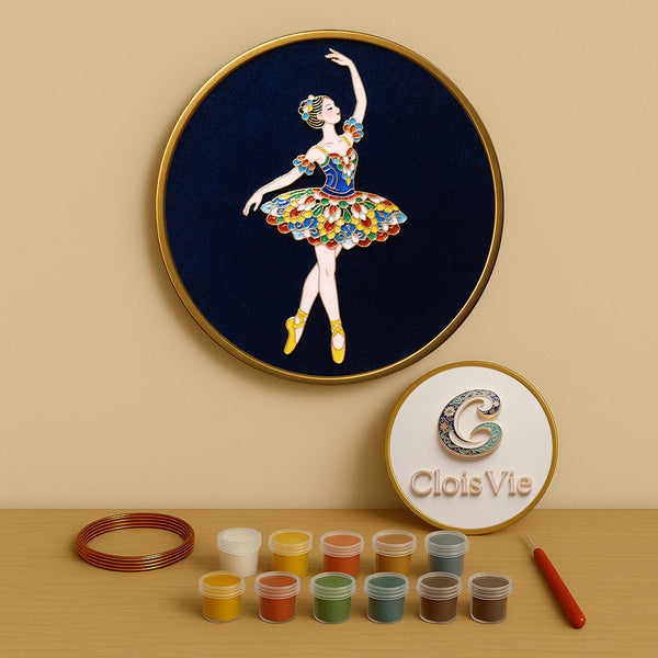Ballettmädchen - Cloisonné Kit