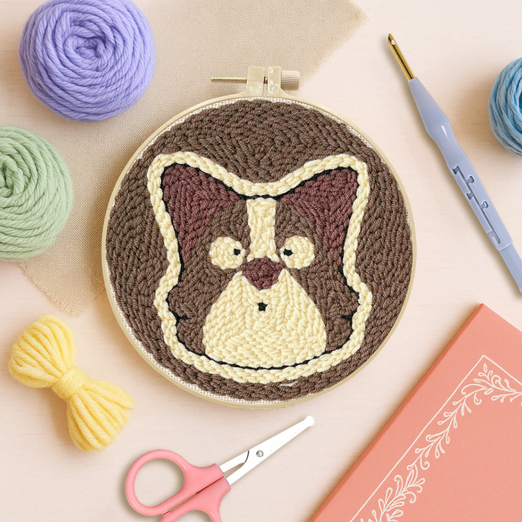 Meadow Muse Collie-Punch Needle Kit