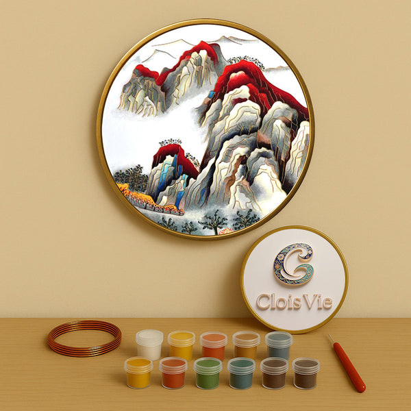 Gipfel und Berge - Cloisonné Kit