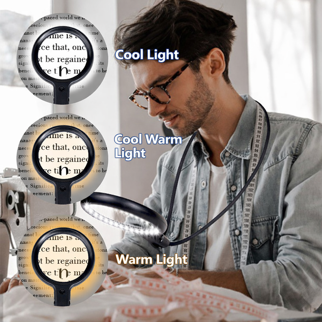 Neck Hanging LED Magnifier