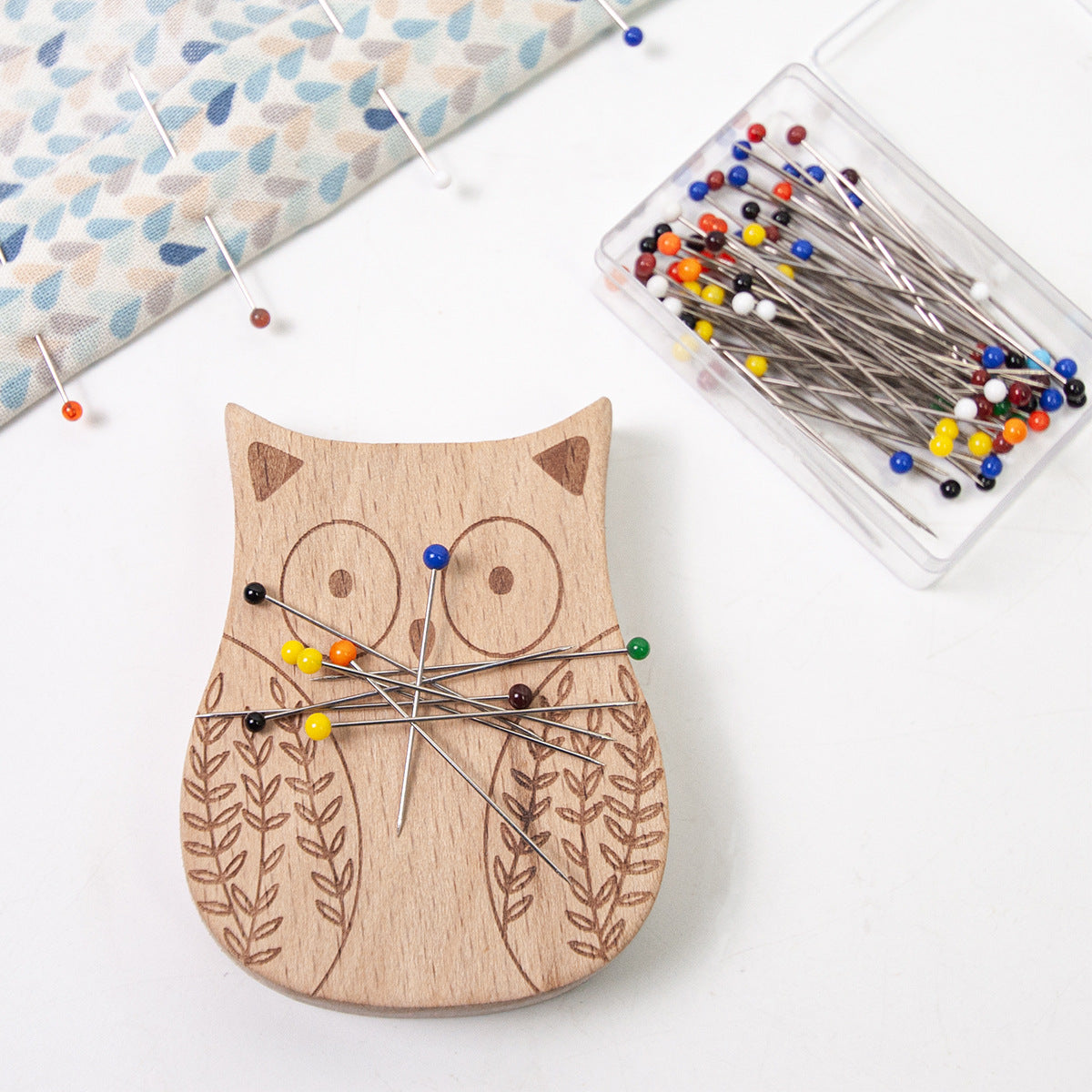 [Embroidery] Wooden Magnetic Needle Minder