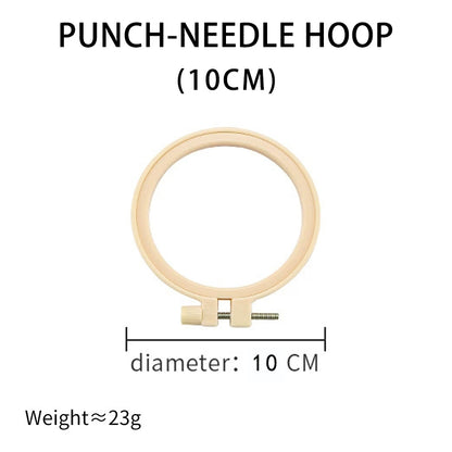 Cloud Drift-Punch Needle Coaster