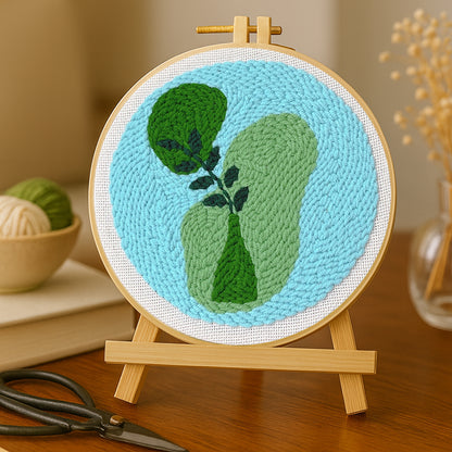 Flowing Green Vase