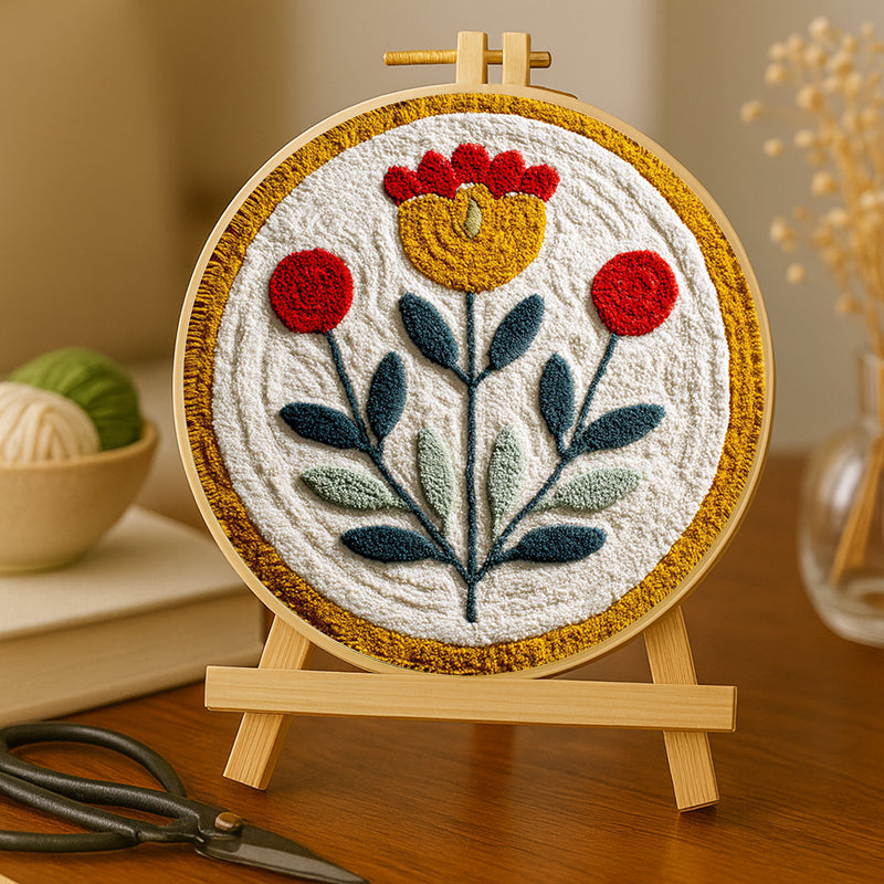 Folk Bloom Medallion