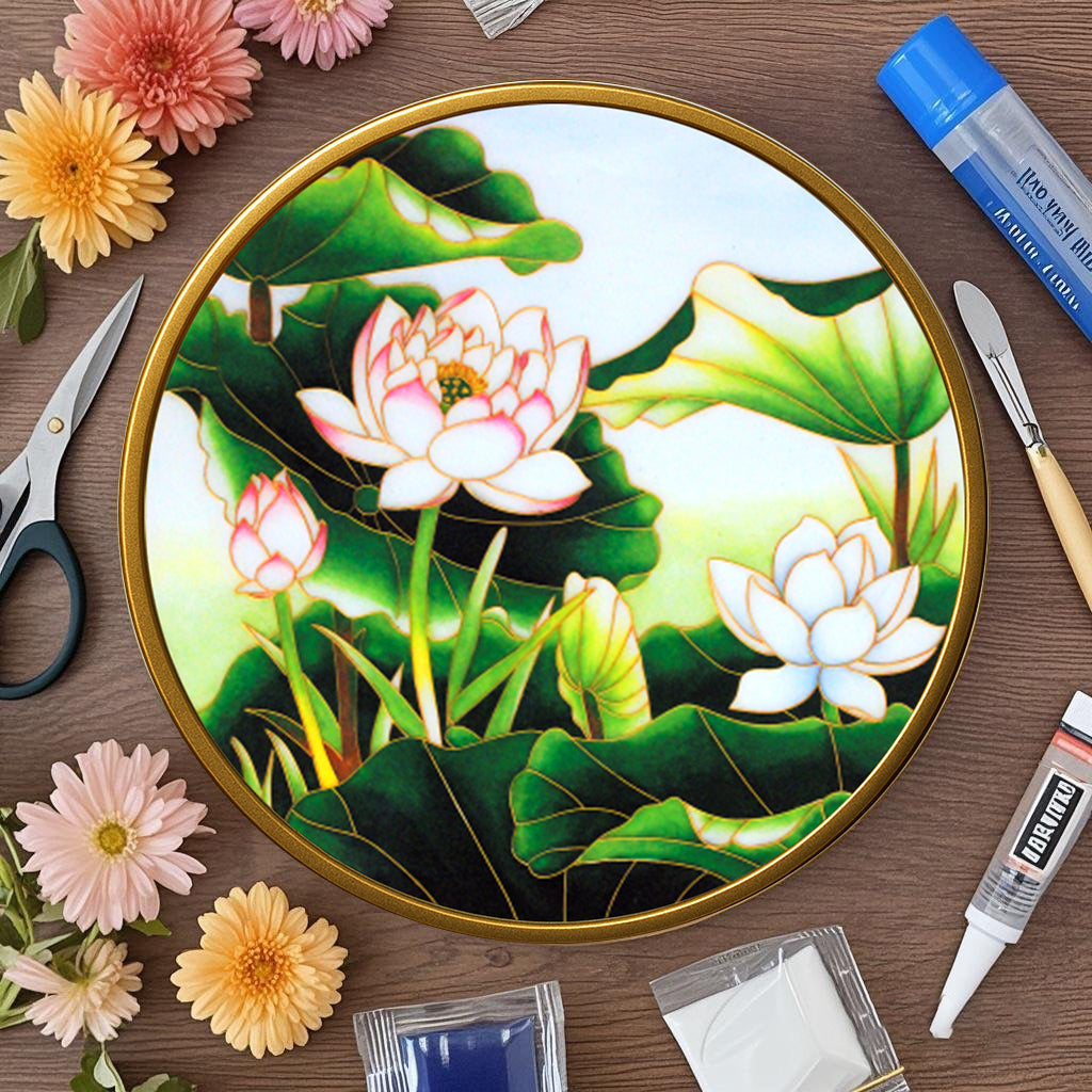 Das Glück verweilt  - Cloisonné Kit