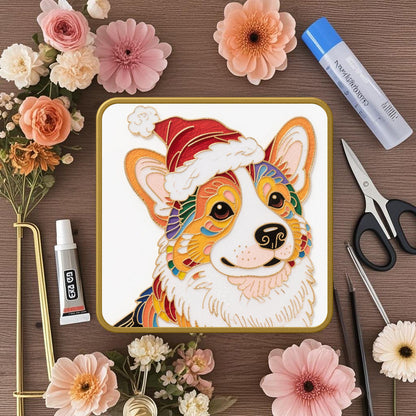 Jul-Corgi - Cloisonné Kit