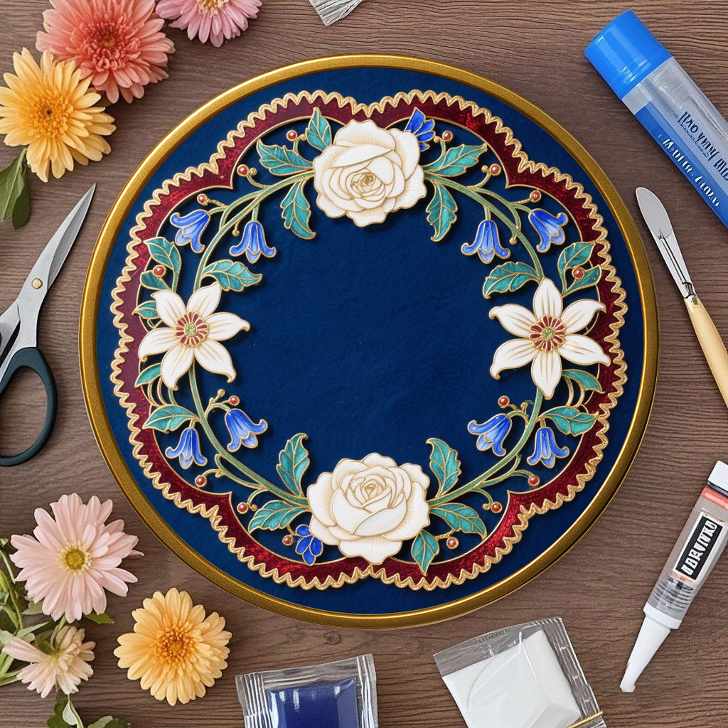 Hasenglöckchen-Kranz - Cloisonné Kit