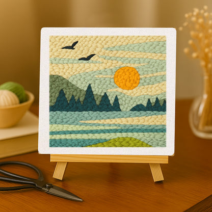 Mountain Sunrise Lake