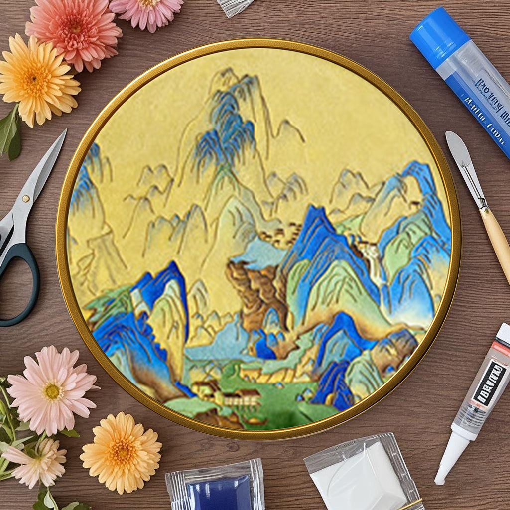 Flüsse und Berge über Tausend Meilen - Cloisonné Kit
