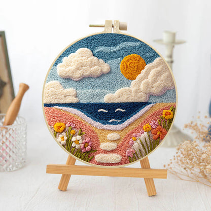 Seaside Path-Punch Needle Kit